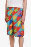 Gucci Multicolour Silk Rabbit Print Shorts Size 48 Mens