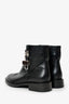 Givenchy Black Leather Lock Ankle Boots Size 38