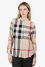 Burberry Nova Check Button Down Shirt Size L