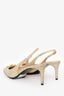 Dolce & Gabbana Raffia DG Slingback Pumps Size 38