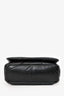 Prada Black Soft Quilted Padded Leather Medium Patchwork System Flap Shoulder Bag