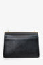 Saint Laurent Black Smooth Leather Medium 'Sunset' Shoulder Bag
