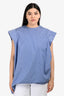 Sacai Blue/White Cotton Striped Shirt Size 3