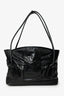 Bottega Veneta Black Maxi Intrecciato Leather Large Arco Slouch Bag