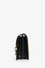 Gucci Black Leather GG Interlocking Small Chain Crossbody Bag