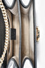 Gucci Black Leather GG Interlocking Small Chain Crossbody Bag