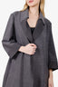 Chiara Boni Brown Open Long Coat Size L