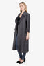 Chiara Boni Brown Open Long Coat Size L