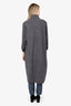 Chiara Boni Brown Open Long Coat Size L