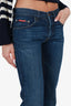 Prada Blue Denim Straight Leg Jeans Size 28