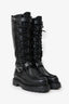 Hermès Black Leather Landscape Boot Size 37.5