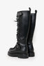 Hermès Black Leather Landscape Boot Size 37.5