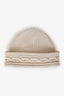 Hermès Beige Cashmere Heaven Twist Beanie Size L
