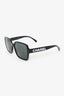 Pre-Loved Chanel™ Black Frame Logo Polarized Square Sunglasses