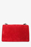 Gucci Red Suede 'Dionysus' Medium Shoulder Bag