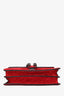 Gucci Red Suede 'Dionysus' Medium Shoulder Bag