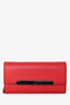 Christian Louboutin Red Leather Rougissime Wallet on Chain