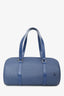 Louis Vuitton Blue Epi Leather 'Soufflot' Shoulder Bag