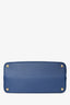 Prada Blue Saffiano Cuir Medium Double Tote