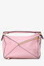 Loewe Light Pink Medium Puzzle Bag