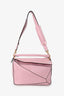 Loewe Light Pink Medium Puzzle Bag