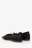 Mansur Gavriel Black Leather Square Toe Ballerina Flats Size 40