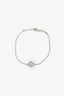 Van Cleef & Arpels 18K White Gold Diamond Sweet Alhambra Bracelet