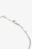 Van Cleef & Arpels 18K White Gold Diamond Sweet Alhambra Bracelet