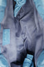 Elleme Blue Leather Pleated Shoulder Bag