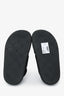 Moncler Black Leather Cross Strap Sandals Size 37