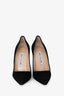Manolo Blahnik Black Suede Pumps Size 36.5