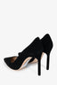 Manolo Blahnik Black Suede Pumps Size 36.5