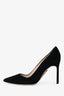 Manolo Blahnik Black Suede Pumps Size 36.5