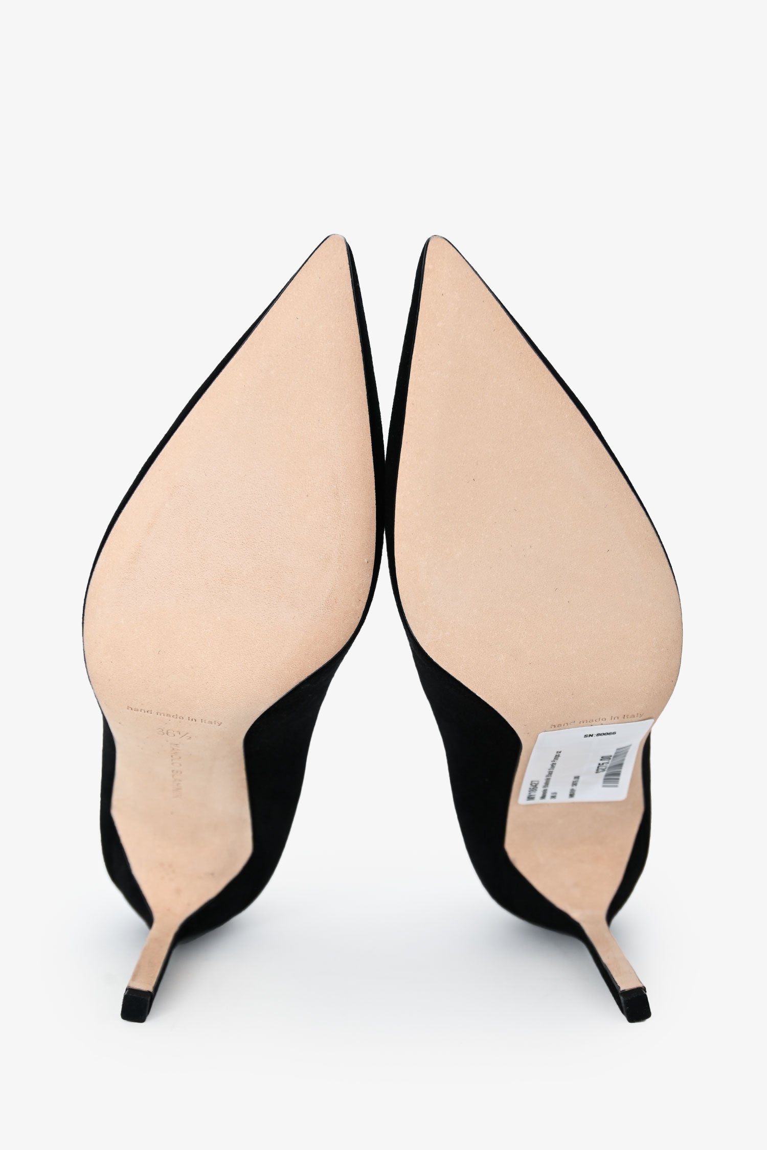 Manolo Blahnik Black Suede Pumps Size 36.5 – Mine & Yours