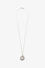 Tiffany & Co. Sterling Silver Twist Circle Pendant Necklace
