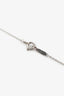 Tiffany & Co. Sterling Silver Twist Circle Pendant Necklace