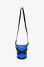 Alexander McQueen Blue/Black Leather Small 'Curve' Crossbody Bag