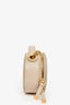 Christian Dior 2023 Beige Leather Oval Camera Crossbody Bag