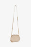 Christian Dior 2023 Beige Leather Oval Camera Crossbody Bag