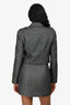 Self-Portrait Black/Metallic Bouclé Crystal Embellished Buttoned Jacket Size 2