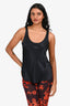 Dorothee Schumacher Navy Satin Tank Top Estimated Size S
