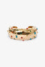 Zimmerman Gold Tone Gem Embellished Cuff
