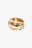 Zimmerman Gold Tone Gem Embellished Cuff