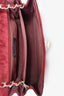 Pre-Loved Chanel™ 2000/2002 Burgundy Suede 2.55 'Choco Bar' Reissue Shoulder Bag