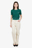 DL1961 Beige Denim Straight Leg Jeans Size 26