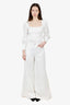 DL1961 White Denim Wide Leg Jeans Size 26