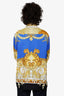 Versace Multicolour Silk Baroque Print Long Sleeve Button Down Shirt Size 40 Mens