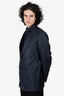 Tom Ford Navy Houndstooth Wool Blazer Size 48 Mens