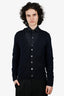 Tom Ford Navy Wool Knit Cardigan Size 48 Mens