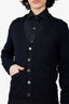 Tom Ford Navy Wool Knit Cardigan Size 48 Mens
